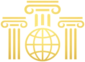 The WCF mark: three pillars and a globe