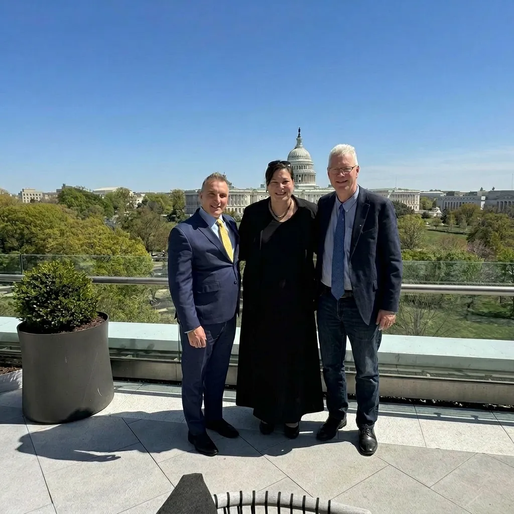 The WCF principals at the United States Capitol