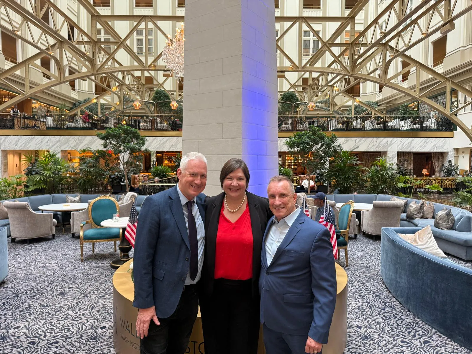 The WCF principals at the Waldorf Astoria, Washington, D.C.